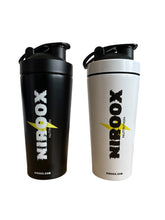 Shaker | Edelstahl Shaker NirooX / 750 ML Proteinshaker mit Mixball und Sieb NirooX Nutrition.
